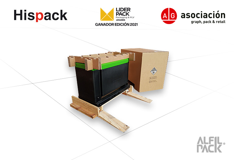 Alfilpack recoge el premio Liderpack al mejor packaging de logistica y distribucion